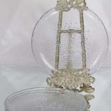 Iittala Ultima Thule lautaset, matala, 4 kpl, suunnittelija Tapio Wirkkala, matala