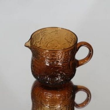 Nuutajärvi Fauna kermakko, ruskea, suunnittelija Oiva Toikka,