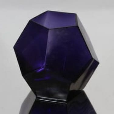 Nuutajärvi OT 38 maljakko, violetti, suunnittelija Oiva Toikka,