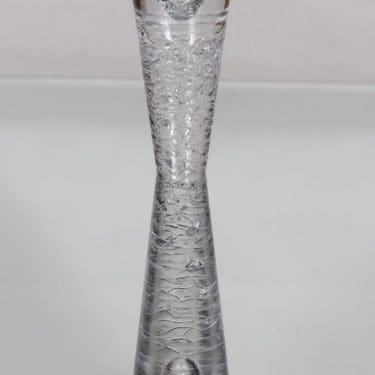 Iittala Arkipelago kynttilänjalka, kirkas, suunnittelija Timo Sarpaneva,