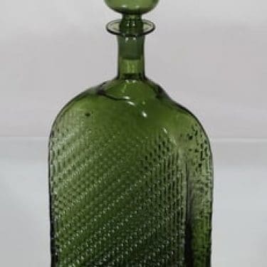 Riihimäen lasi Flindari karahvi, 1 l, suunnittelija Nanny Still, 1 l, suuri