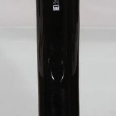 Riihimäen lasi Black and White maljakko, musta, suunnittelija Nanny Still,