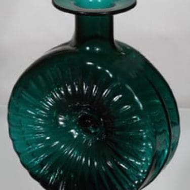 Riihimäen lasi Aurinkopullo koristepullo, koko 4/4, suunnittelija Helena Tynell, koko 4/4, suuri