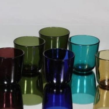 Nuutajärvi KF 5023 lasit, 20 cl, 6 kpl, suunnittelija Kaj Franck, 20 cl