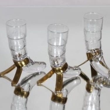 Iittala Harald snapsilasit, 8 cl, 3 kpl, suunnittelija Valto Kokko, 8 cl