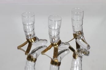 Iittala Harald snapsilasit, 8 cl, 3 kpl, suunnittelija Valto Kokko, 8 cl