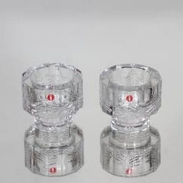 Iittala Kuusi tuikkulyhdyt, kirkas, 2 kpl, suunnittelija Jorma Vennola, pieni