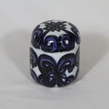 Arabia rasia, käsinmaalattu, suunnittelija Hilkka-Liisa Ahola, käsinmaalattu, pieni, signeerattu