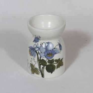 Arabia Kukka maljakko, käsinmaalattu, suunnittelija Hilkka-Liisa Ahola, käsinmaalattu, pieni, signeerattu