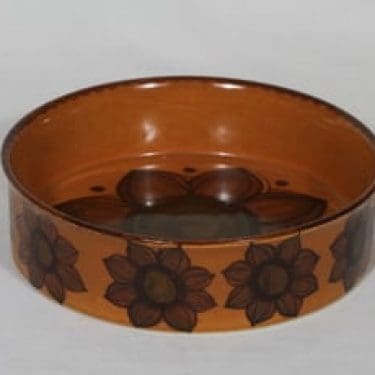 Arabia Hilkka kulho, käsinmaalattu, suunnittelija Hilkka-Liisa Ahola, käsinmaalattu, signeerattu