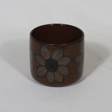 Arabia Hilkka maljakko, käsinmaalattu, suunnittelija Hilkka-Liisa Ahola, käsinmaalattu, pieni, signeerattu