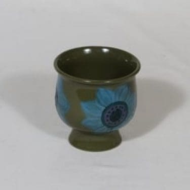 Arabia Hilkka maljakko, käsinmaalattu, suunnittelija Hilkka-Liisa Ahola, käsinmaalattu, pieni, signeerattu