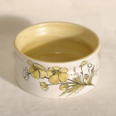 Arabia Kukka maljakko, käsinmaalattu, suunnittelija Hilkka-Liisa Ahola, käsinmaalattu