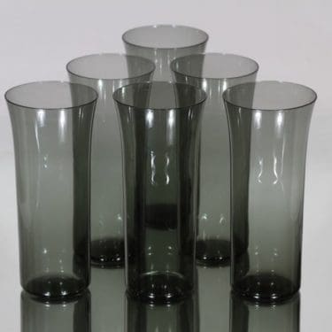 Nuutajärvi Trumpetti mehulasit, 40 cl, 6 kpl, suunnittelija Kaj Franck, 40 cl