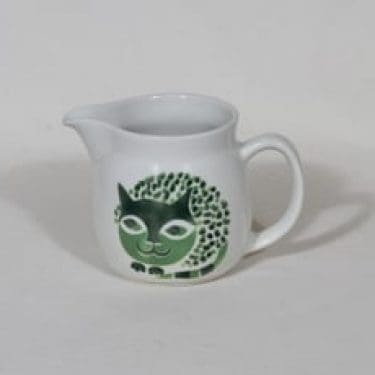 Arabia Kissa kaadin, 0.5 l, suunnittelija Gunvor Olin-Grönqvist, 0.5 l, pieni, kissa-aihe, retro