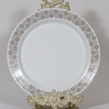 Arabia Rypäle lautanen, matala, suunnittelija Raija Uosikkinen, matala, serikuva, retro