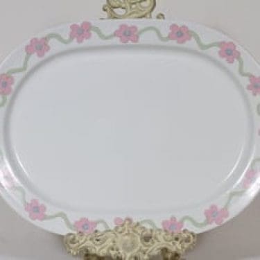 Arabia Villiruusu vati, suunnittelija , soikea, serikuva, retro