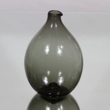 Iittala i-401 Lintupullo koristepullo, i-väri, suunnittelija Timo Sarpaneva, i-väri, pyöreä, signeerattu