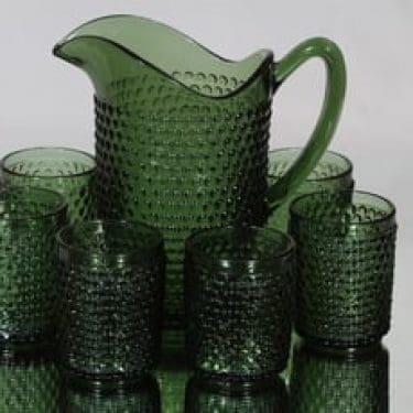 Riihimäen lasi Kaadin 85 cl ja lasit, 16 cl, 6 kpl, suunnittelija , 16 cl