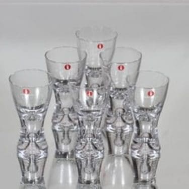 Iittala Tapio lasit, 3 cl, 6 kpl, suunnittelija Tapio Wirkkala, 3 cl, pieni