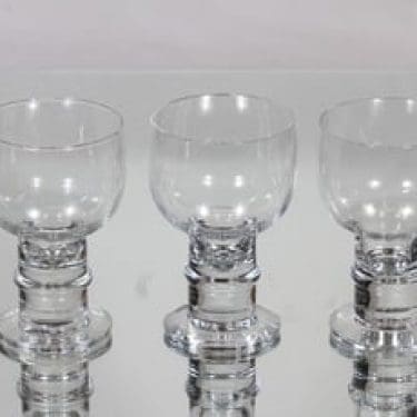 Nuutajärvi Herttua lasit, 20 cl, 3 kpl, suunnittelija Heikki Orvola, 20 cl