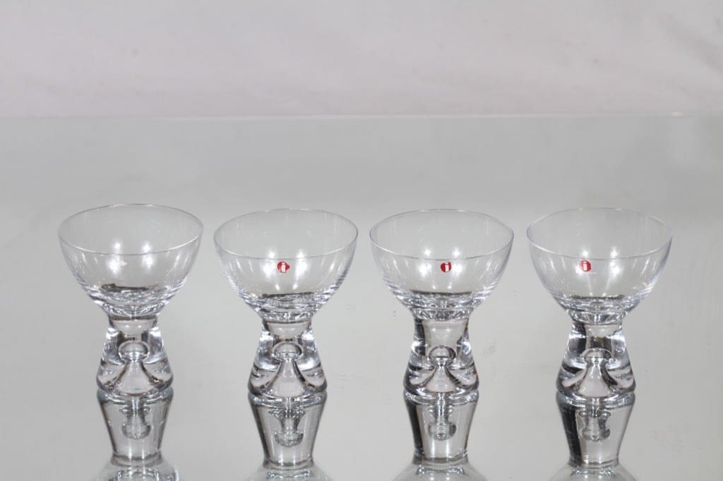 Iittala Tapio lasit, 8 cl, 4 kpl, suunnittelija Tapio Wirkkala, 8 cl