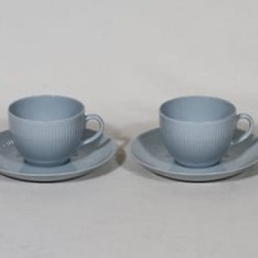Arabia Sointu kahvikupit, sininen, 2 kpl, suunnittelija Kaj Franck,