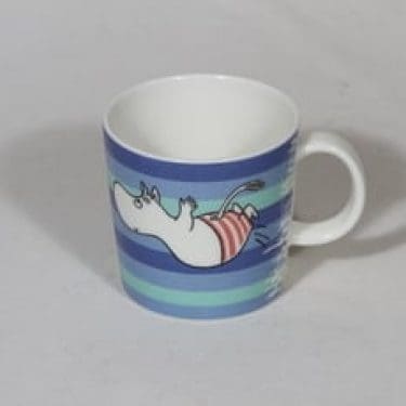 Arabia Muumi muki, Uimahyppy, suunnittelija Tove Slotte, Uimahyppy, serikuva