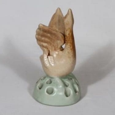 Kupittaan savi 739 IV kukkapidike, käsinmaalattu, suunnittelija , käsinmaalattu