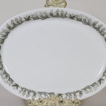 Arabia Polaris vati, suunnittelija Raija Uosikkinen, suuri, soikea, serikuva