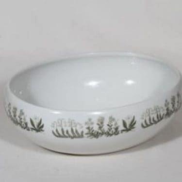 Arabia Polaris kulho, suunnittelija Raija Uosikkinen, soikea, serikuva