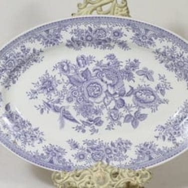 Arabia Fasaani paistivati, sininen, suunnittelija , kuparipainokoriste