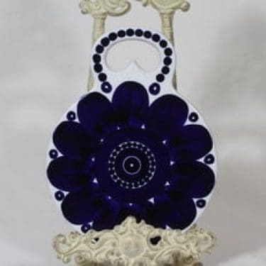 Arabia Valencia talouslevy, käsinmaalattu, suunnittelija Ulla Procope, käsinmaalattu, pieni, signeerattu