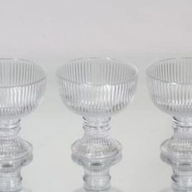 Iittala Viktor annoskulhot, kirkas, 3 kpl, suunnittelija Valto Kokko,