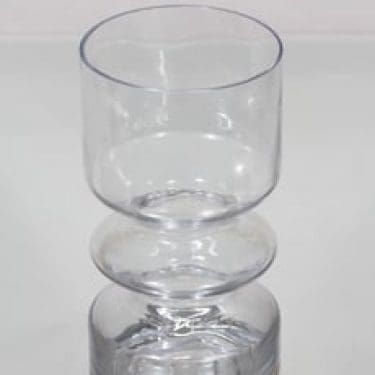 Riihimäen lasi 1472 maljakko, kirkas, suunnittelija Tamara Aladin,