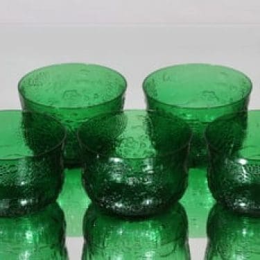 Nuutajärvi Fauna annoskulhot, 40 cl, 5 kpl, suunnittelija Oiva Toikka, 40 cl