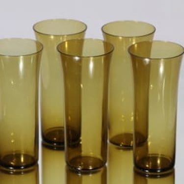 Nuutajärvi Trumpetti lasit, 40 cl, 5 kpl, suunnittelija Kaj Franck, 40 cl