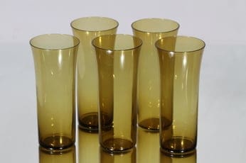 Nuutajärvi Trumpetti lasit, 40 cl, 5 kpl, suunnittelija Kaj Franck, 40 cl