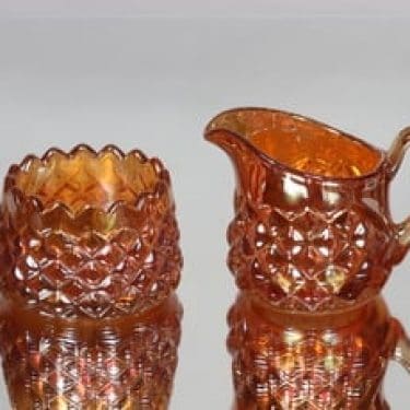 Riihimäen lasi 6675 sokerikko ja kermakko, lysteri, suunnittelija ,