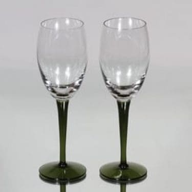 Nuutajärvi Traviata lasit, 18 cl, 2 kpl, suunnittelija Saara Hopea, 18 cl