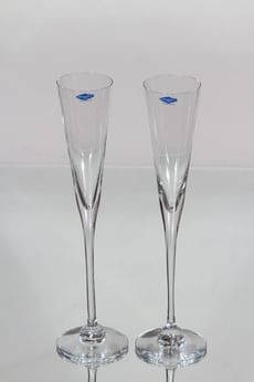 Nuutajärvi Aurora kuohuviinilasit, 10 cl, 2 kpl, suunnittelija Heikki Orvola, 10 cl