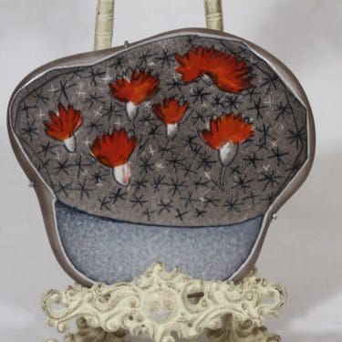 Arabia seinälaatta, Kaktus, suunnittelija Heljä Liukko-Sundström, Kaktus, serikuva, signeerattu