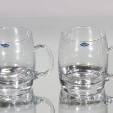 Nuutajärvi Hiiop tuopit, 33 cl, 2 kpl, suunnittelija Oiva Toikka, 33 cl