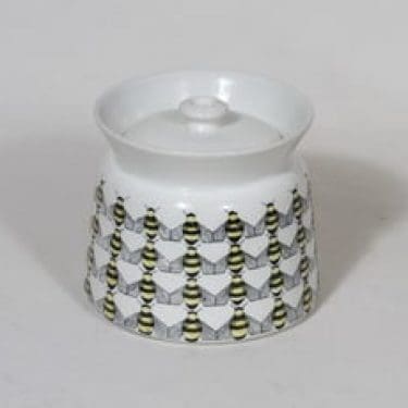 Arabia Mehiläinen purnukka, mehiläinen, suunnittelija Ulla Procope, mehiläinen, serikuva, retro