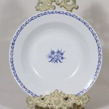 Arabia kukkakuvio lautanen, syvä, suunnittelija , syvä, kuparipainokoriste