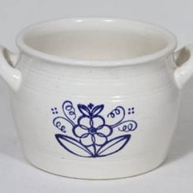 Arabia kukkakuvio ruukku, 4 l, suunnittelija , 4 l, suuri, kobolttimaalaus