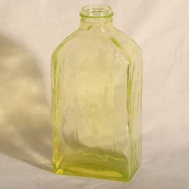 Riihimäen lasi Lankkupullo koristepullo, suunnittelija Helena Tynell,