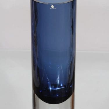 Iittala Lappi maljakko, signeerattu, suunnittelija Erkki Vesanto, signeerattu, suuri, massiivinen