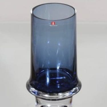 Iittala 381 maljakko, signeerattu, suunnittelija Tapio Wirkkala, signeerattu