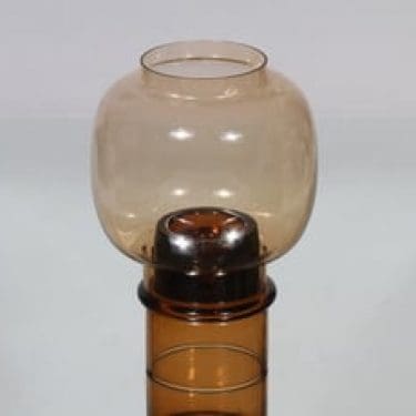 Iittala Tuikku kynttilälyhty, ruskea, suunnittelija Heikki Orvola,